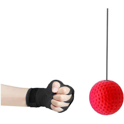 Boxing Reflex Ball - Enhance Reaction, Coordination & Fighting Skills with Essential Equipment for Home Fitness Training Tool Fun Workout Experience