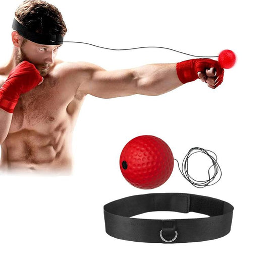 Boxing Reflex Ball - Enhance Reaction, Coordination & Fighting Skills with Essential Equipment for Home Fitness Training Tool Fun Workout Experience