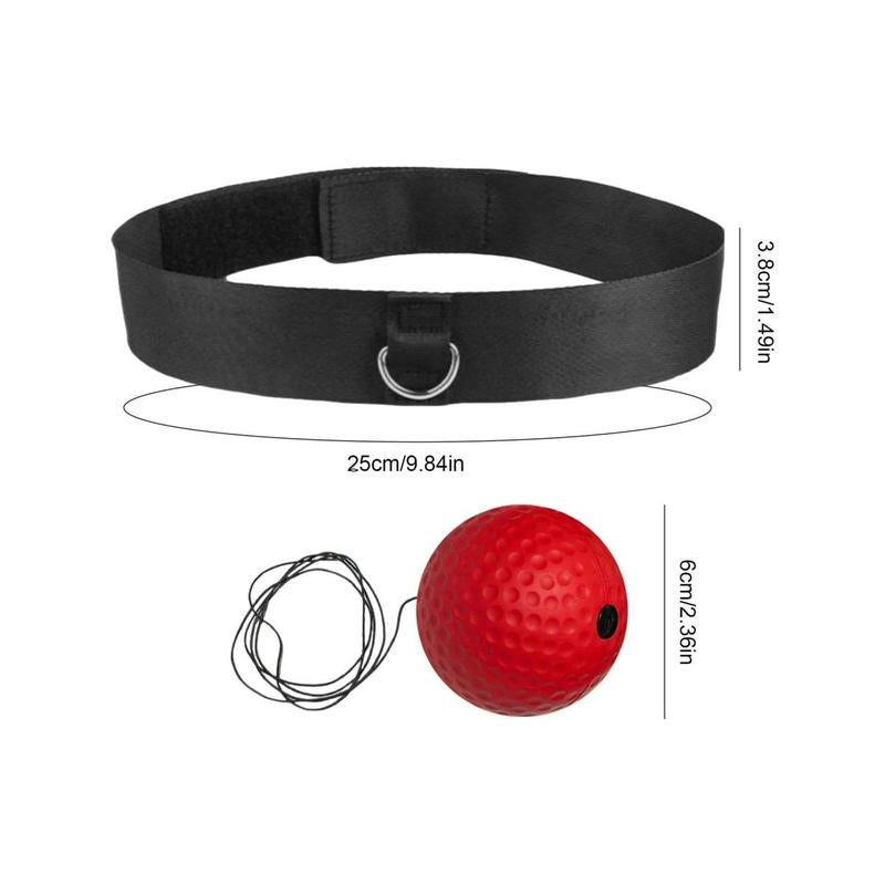 Boxing Reflex Ball - Enhance Reaction, Coordination & Fighting Skills with Essential Equipment for Home Fitness Training Tool Fun Workout Experience